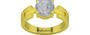 Panchdhatu Ceylon White Sapphire Ring Fine Quality (R8)
