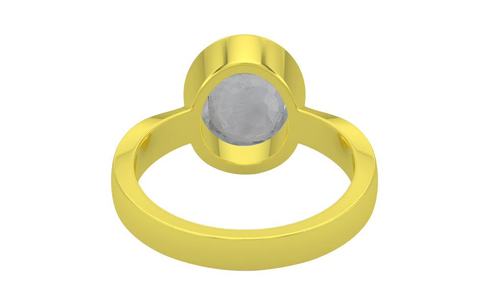 Panchdhatu Ceylon White Sapphire Ring Fine Quality (R9)