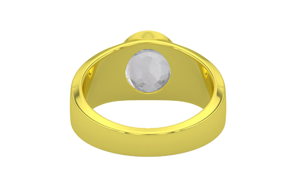 Panchdhatu Ceylon White Sapphire Ring Limited Quality (R10)