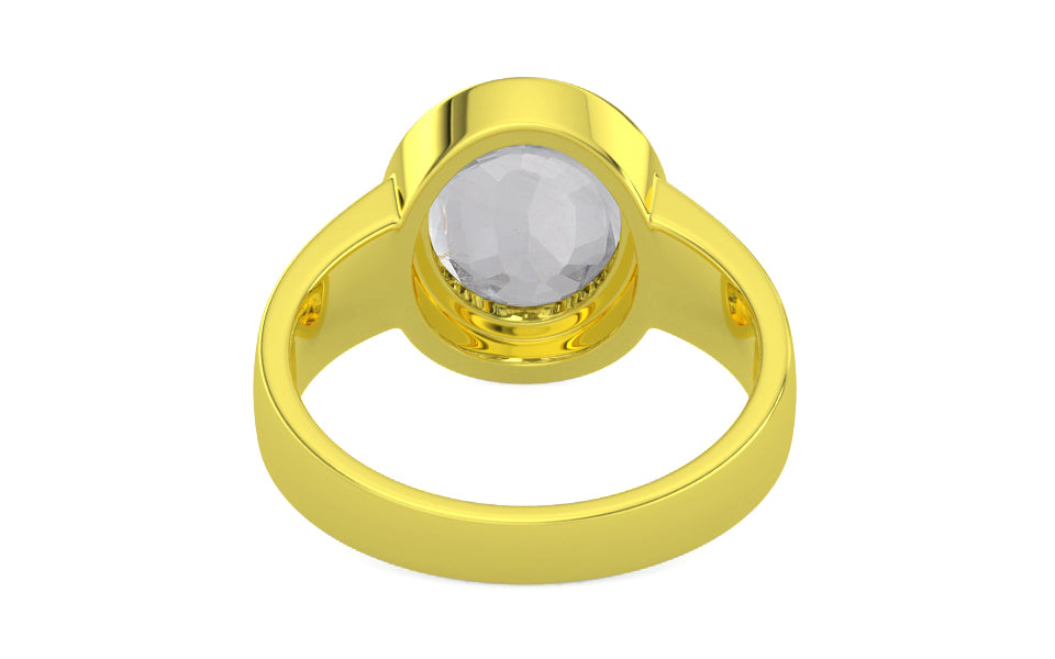 Panchdhatu Ceylon White Sapphire Ring Limited Quality (R3)