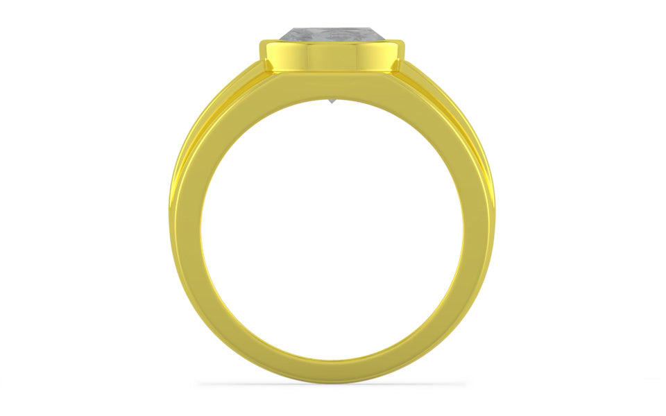 Panchdhatu Ceylon White Sapphire Ring Prime Quality (R1)