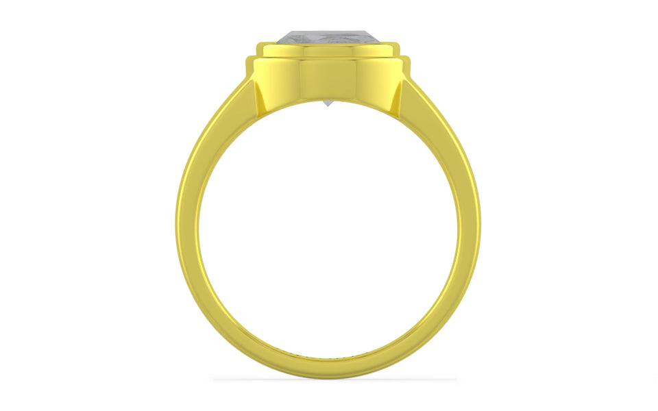 Panchdhatu Ceylon White Sapphire Ring Prime Quality (R3)