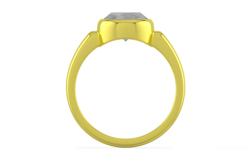 Panchdhatu Ceylon White Sapphire Ring Prime Quality (R6)