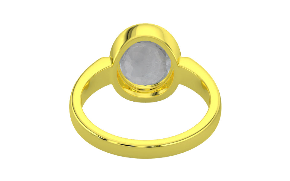 Panchdhatu Ceylon White Sapphire Ring Prime Quality (R6)
