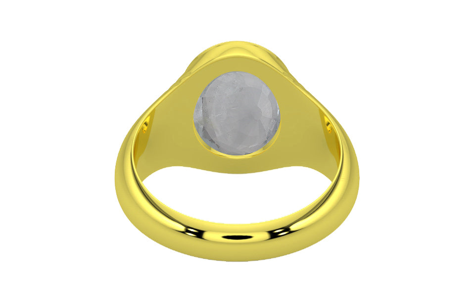 Panchdhatu Ceylon White Sapphire Ring Prime Quality (R7)