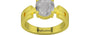 Panchdhatu Ceylon White Sapphire Ring Prime Quality (R8)