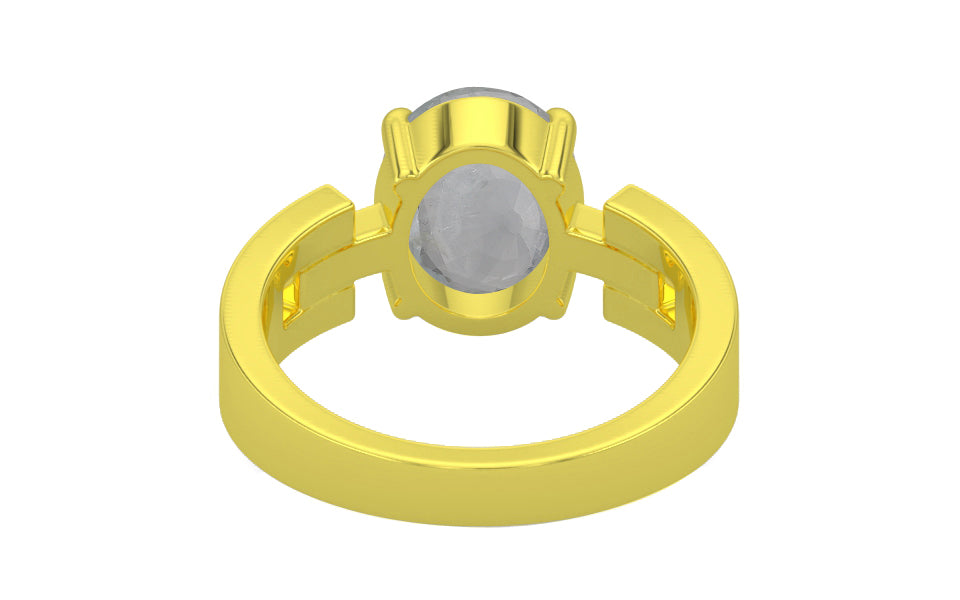 Panchdhatu Ceylon White Sapphire Ring Prime Quality (R8)