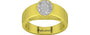 Panchdhatu Ceylon White Sapphire Ring Rare Quality (R10)