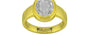 Panchdhatu Ceylon White Sapphire Ring Rare Quality (R3)