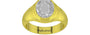Panchdhatu Ceylon White Sapphire Ring Rare Quality (R7)