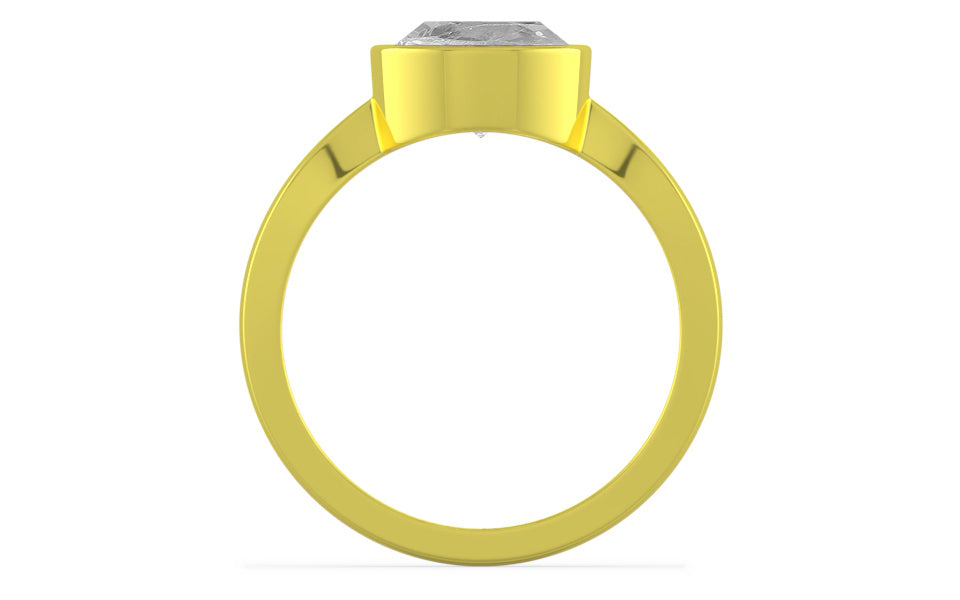 Panchdhatu Ceylon White Sapphire Ring Rare Quality (R9)