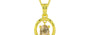 Panchdhatu Ceylon Yellow Sapphire Pendant Fine Quality (P2)