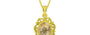 Panchdhatu Ceylon Yellow Sapphire Pendant Fine Quality (P5)