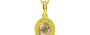 Panchdhatu Ceylon Yellow Sapphire Pendant Fine Quality (P7)