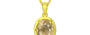 Panchdhatu Ceylon Yellow Sapphire Pendant Fine Quality (P8)