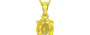 Panchdhatu Ceylon Yellow Sapphire Pendant Limited Quality (P10)