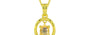 Panchdhatu Ceylon Yellow Sapphire Pendant Prime Quality (P2)