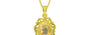 Panchdhatu Ceylon Yellow Sapphire Pendant Prime Quality (P5)