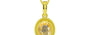 Panchdhatu Ceylon Yellow Sapphire Pendant Prime Quality (P7)