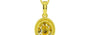 Panchdhatu Ceylon Yellow Sapphire Pendant Rare Quality (P7)