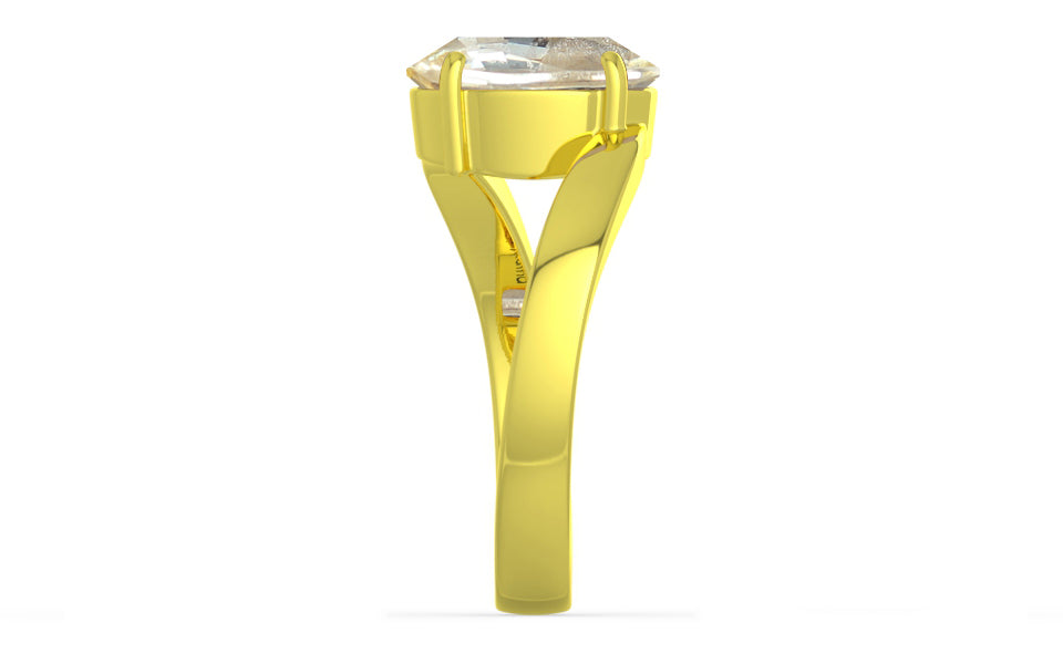 Panchdhatu Ceylon Yellow Sapphire Ring Rare Quality (R2)