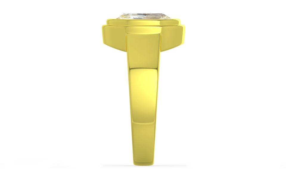 Panchdhatu Ceylon Yellow Sapphire Ring Fine Quality (R3)