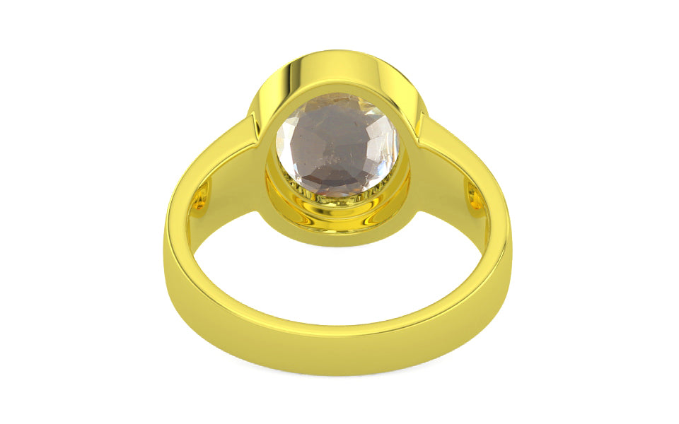 Panchdhatu Ceylon Yellow Sapphire Ring Fine Quality (R3)