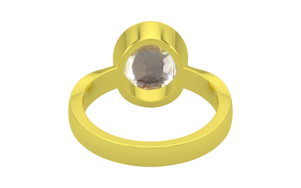 Panchdhatu Ceylon Yellow Sapphire Ring Fine Quality (R9)