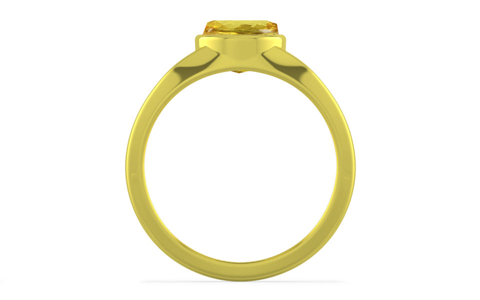 Panchdhatu Ceylon Yellow Sapphire Ring Limited Quality (R10)