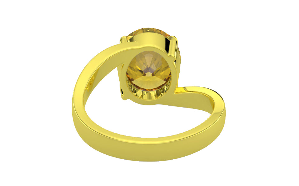 Panchdhatu Ceylon Yellow Sapphire Ring Limited Quality (R2)