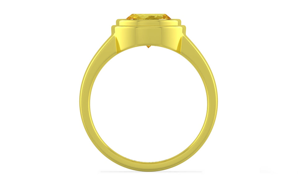 Panchdhatu Ceylon Yellow Sapphire Ring Limited Quality (R3)