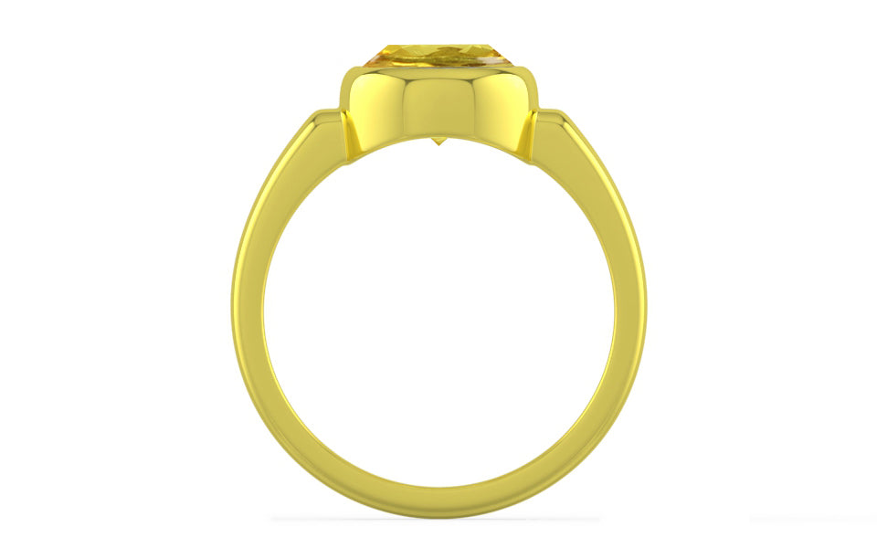 Panchdhatu Ceylon Yellow Sapphire Ring Limited Quality (R6)