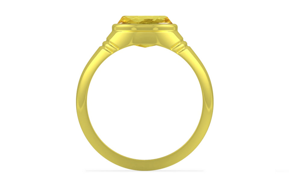 Panchdhatu Ceylon Yellow Sapphire Ring Limited Quality (R7)