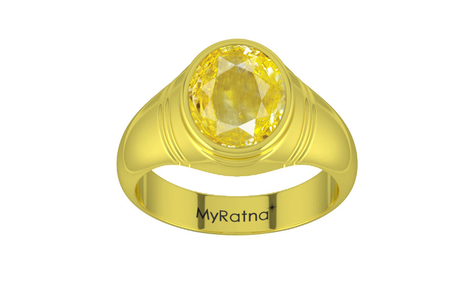 Panchdhatu Ceylon Yellow Sapphire Ring Limited Quality (R7)