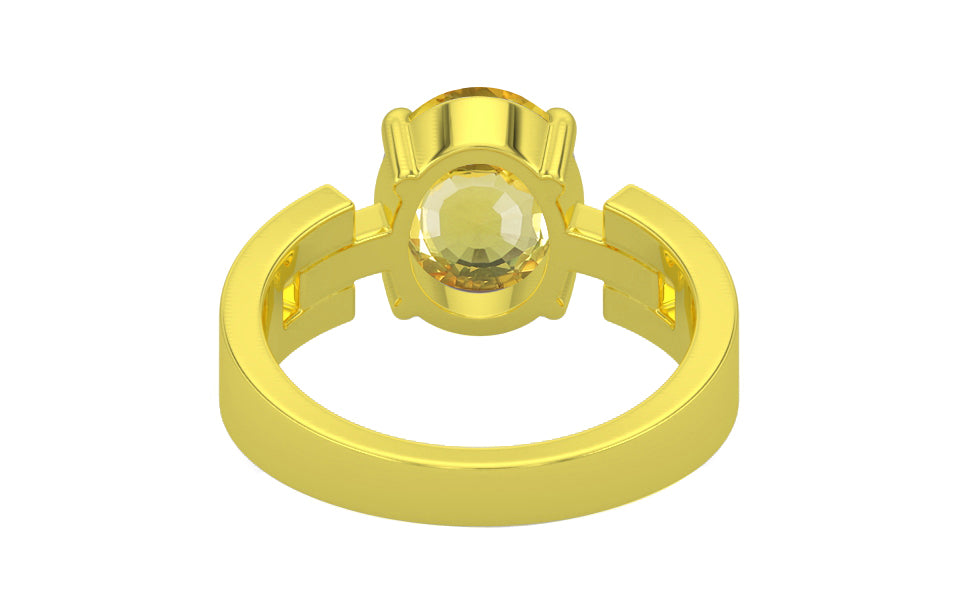 Panchdhatu Ceylon Yellow Sapphire Ring Limited Quality (R8)