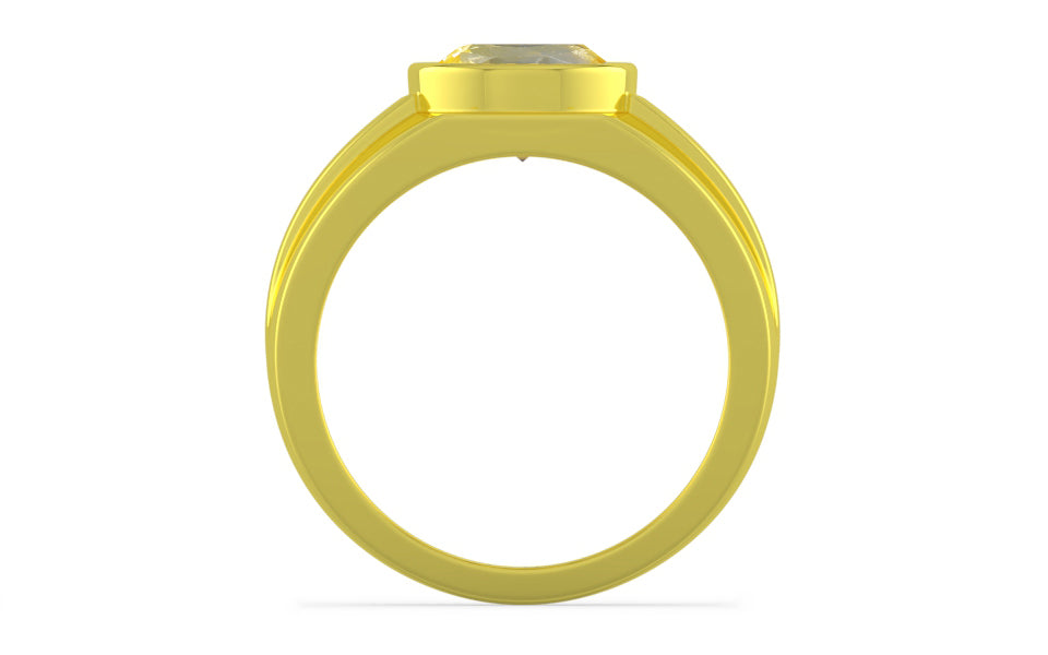 Panchdhatu Ceylon Yellow Sapphire Ring Prime Quality (R1)