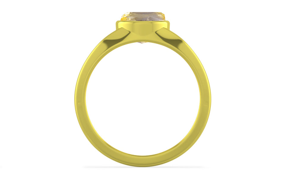 Panchdhatu Ceylon Yellow Sapphire Ring Prime Quality (R10)