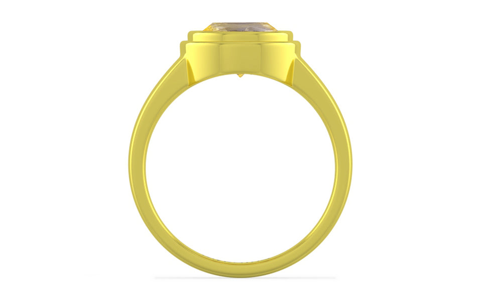 Panchdhatu Ceylon Yellow Sapphire Ring Prime Quality (R3)