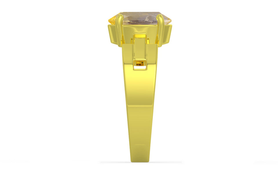 Panchdhatu Ceylon Yellow Sapphire Ring Prime Quality (R8)