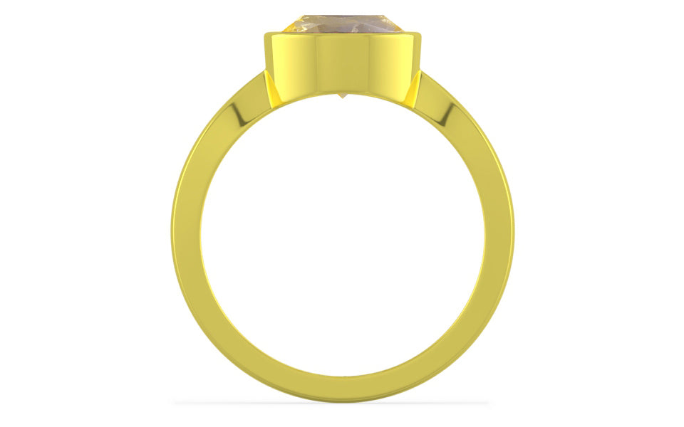 Panchdhatu Ceylon Yellow Sapphire Ring Prime Quality (R9)