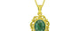 Panchdhatu Emerald Pendant Fine Quality (P5)