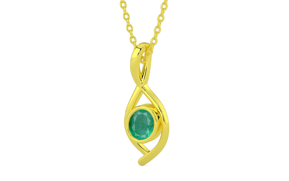 Panchdhatu Emerald Pendant Limited Quality (P1)