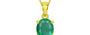 Panchdhatu Emerald Pendant Limited Quality (P10)