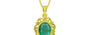 Panchdhatu Emerald Pendant Limited Quality (P5)