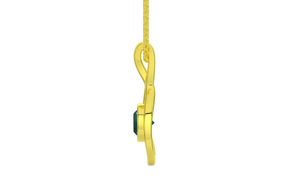 Panchdhatu Emerald Pendant Prime Quality (P1)