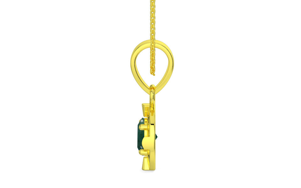 Panchdhatu Emerald Pendant Prime Quality (P11)