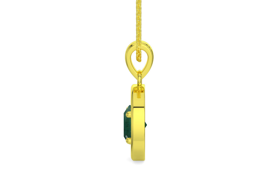 Panchdhatu Emerald Pendant Prime Quality (P2)