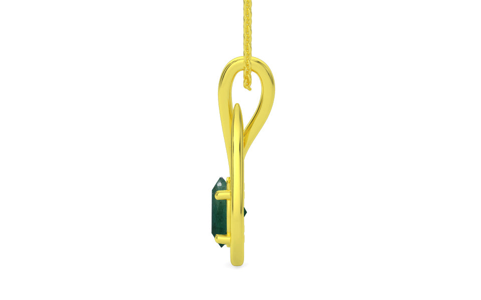 Panchdhatu Emerald Pendant Prime Quality (P9)