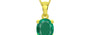 Panchdhatu Emerald Pendant Rare Quality (P10)