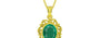 Panchdhatu Emerald Pendant Rare Quality (P5)